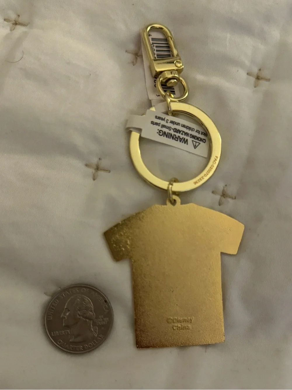 Disney “#1 Abuelito” Black shirt Keychain